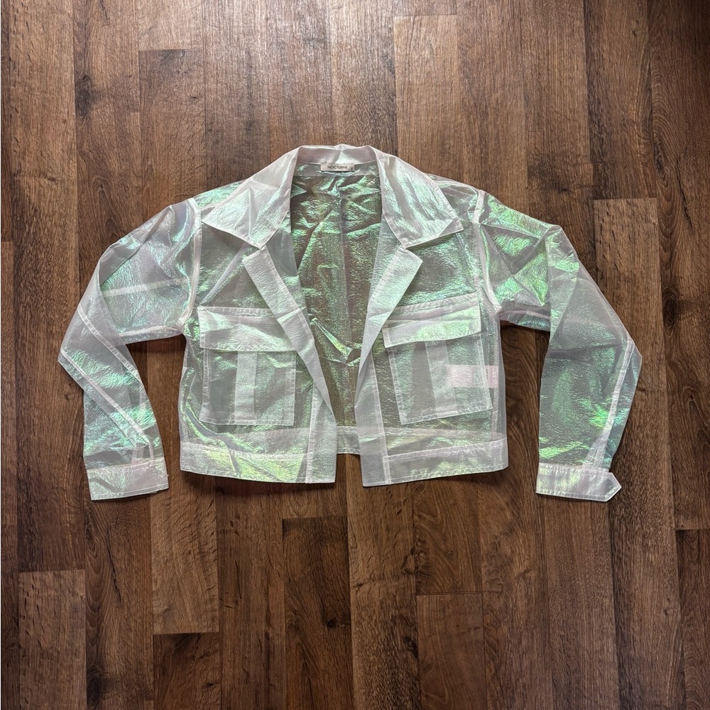 Iridescent Sheer Blouse
